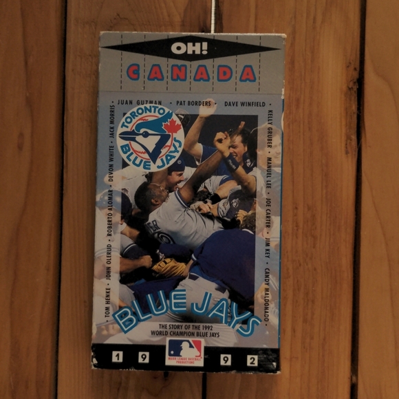 1992 oh Canada Toronto Blue Jays VHS - Picture 1 of 2